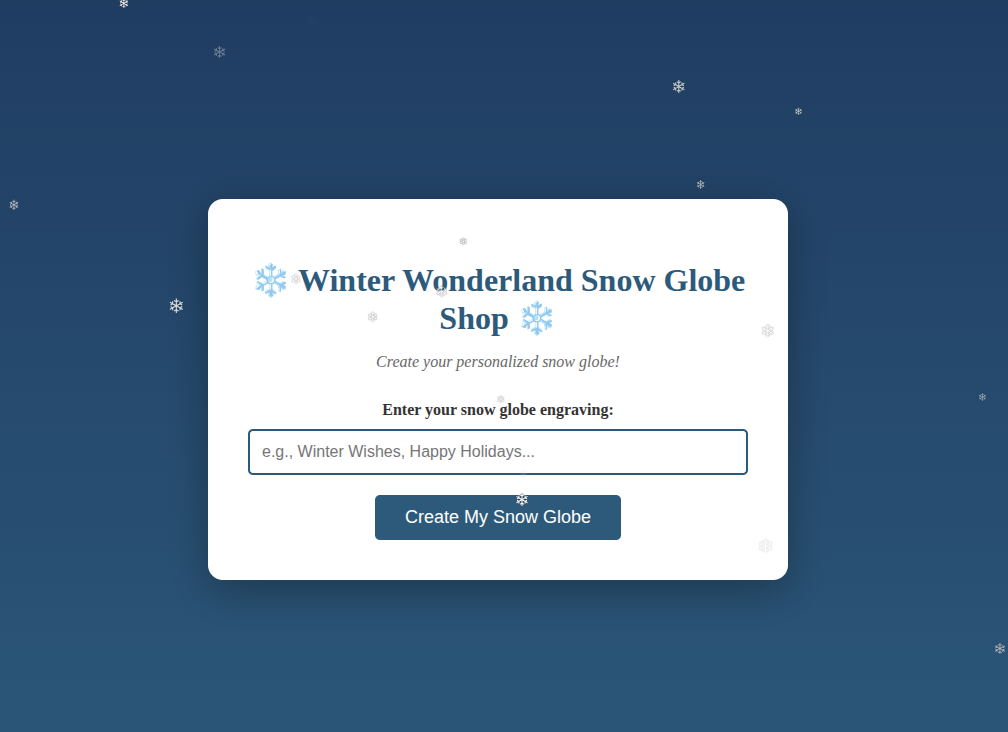 Image of the homepage of the site